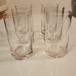 Crystal Clear Glass Tumbler Set